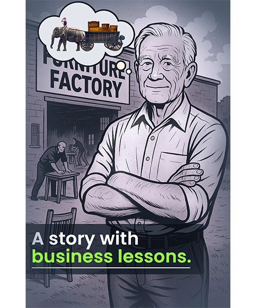 How a Custom Software Solution Transformed a Traditional Business: The Story of the Furniture Man and the Elephant Cart